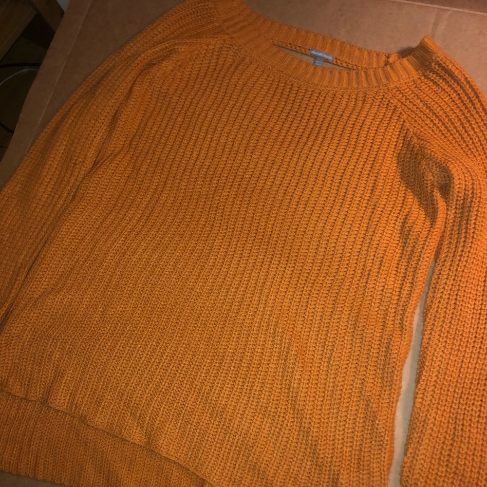 Charlotte Russe Open Back Sweater